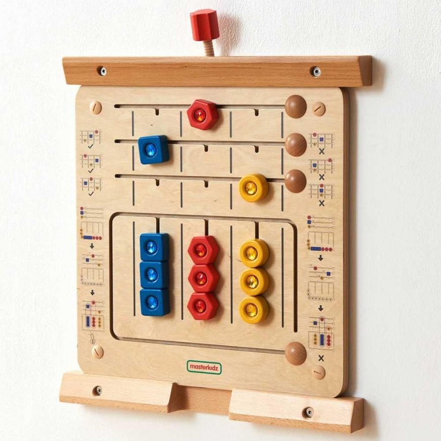 MASTERKIDZ Timanttilajittelupalapeli - Montessori opetusseinätaulu – 2