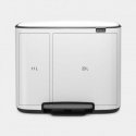 Brabantia 121142 šiukšliadėžė Stačiakampio formos Balta