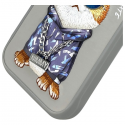 Nimmy Apple iPhone 15 Pro 6,1" puhelinkuori harmaa Lasit Cool Cat Nimmy Apple iPhone 15 Pro 6,1" puhelinkuori harmaa Lasit Cool Cat