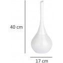 Toilet brush container and toilet brush, FLAKON White, WENKO Toilet brush container and toilet brush, FLAKON White, WENKO