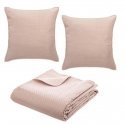 Atmosphera Pink 240 x 260 cm bedspread and two pillowcases 60 x 60 cm in light pink. Atmosphera Pink 240 x 260 cm bedspread and two pillowcases 60 x 60 cm in light pink.