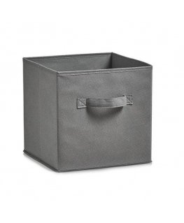 Storage Basket Organizer Gray 26 x 26 x 26 cm, ZELLER