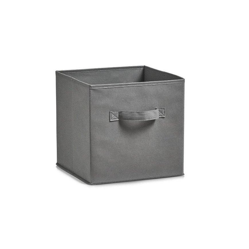 Storage Basket Organizer Gray 26 x 26 x 26 cm, ZELLER