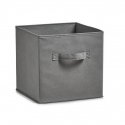 Storage Basket Organizer Gray 26 x 26 x 26 cm, ZELLER Storage Basket Organizer Gray 26 x 26 x 26 cm, ZELLER