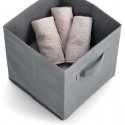 Storage Basket Organizer Gray 26 x 26 x 26 cm, ZELLER Storage Basket Organizer Gray 26 x 26 x 26 cm, ZELLER