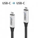 PureLink FiberX Serie - USB 3.2 Gen 2x1 Aktives Glasfaser Kabelis USB-C 15.0m PureLink FiberX Serie - USB 3.2 Gen 2x1 Aktives Glasfaser Kabelis USB-C 15.0m