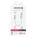 Swissten Textile USB-C to Jack 3.5mm Audio Adapter 15cm Swissten Textile USB-C to Jack 3.5mm Audio Adapter 15cm