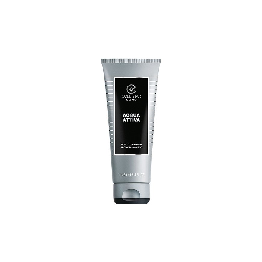 Collistar Acqua Attiva Shower-Shampoo 250 ml Plaukams ir kūnui du viename Vyrams