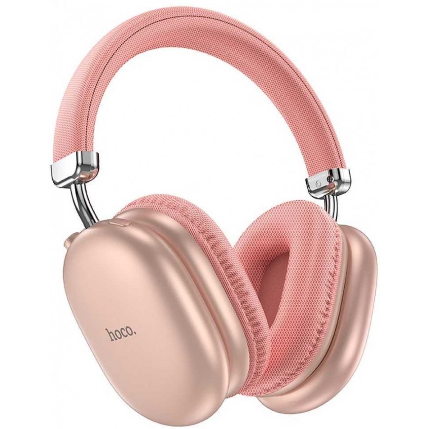 HOCO wireless bluetooth headphones W35 Max pink – 4