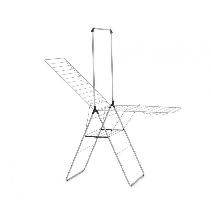 Brabantia HangOn pyykkinarulla, 25m + ripustin - Metallic Grey