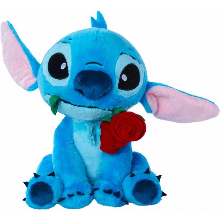 Simba Disney Lilo&Stitch Stitch plush toy with rose 25cm for Valentine's Day – 4