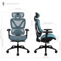 ThunderX3 XTC Ergonomischer Bürostuhl - juodas/blau ThunderX3 XTC Ergonomischer Bürostuhl - juodas/blau