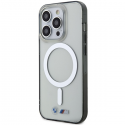 Case BMW Silver Ring MagSafe case for iPhone 15 Pro Max - transparent Case BMW Silver Ring MagSafe case for iPhone 15 Pro Max - transparent