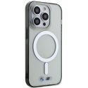 Case BMW Silver Ring MagSafe case for iPhone 15 Pro Max - transparent Case BMW Silver Ring MagSafe case for iPhone 15 Pro Max - transparent