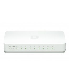 D-Link GO-SW-8E/E tīkla pārslēgs Nepārvaldīts Fast Ethernet (10/100) Balts