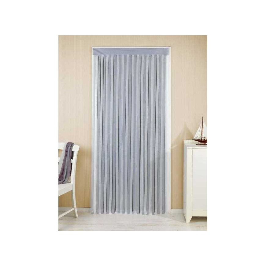 Maximex Tape door curtain, 90 x 200 cm, grey – 2