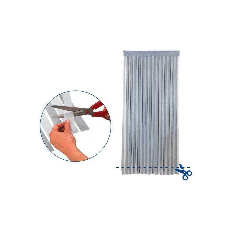 Maximex Tape door curtain, 90 x 200 cm, pilkas – 3
