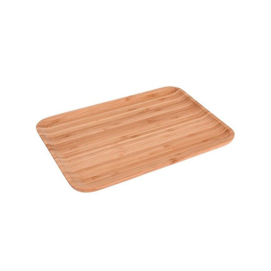 Excellent Houseware Bamboo Fruit serving tray, 33x23 cm, bamboo