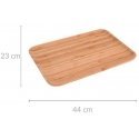 Excellent Houseware Bamboo Fruit serving tray, 33x23 cm, bamboo