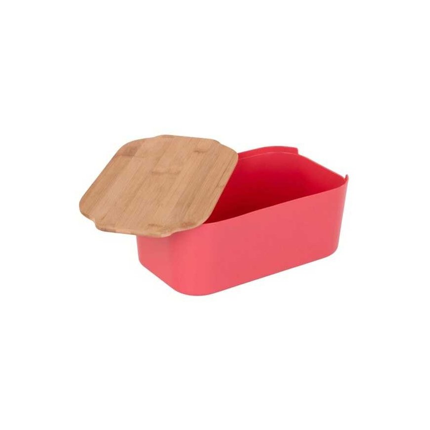 Bamboo Duonos dėžutė su bambukiniu dangteliu, 33 x 18,5 x 12 cm – 3