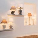 Lamp Stalinis šviestuvas PATINE BLANC su gaubtu, 55 cm Lamp Stalinis šviestuvas PATINE BLANC su gaubtu, 55 cm