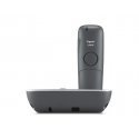 Gigaset E560A puhelin DECT-puhelin Soittajan tunnistus musta, Hopea