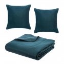 Atmosphera Navy päiväpeite 240 x 260 cm ja kaksi tyynyliinaa 60 x 60 cm. Atmosphera Navy päiväpeite 240 x 260 cm ja kaksi tyynyliinaa 60 x 60 cm.