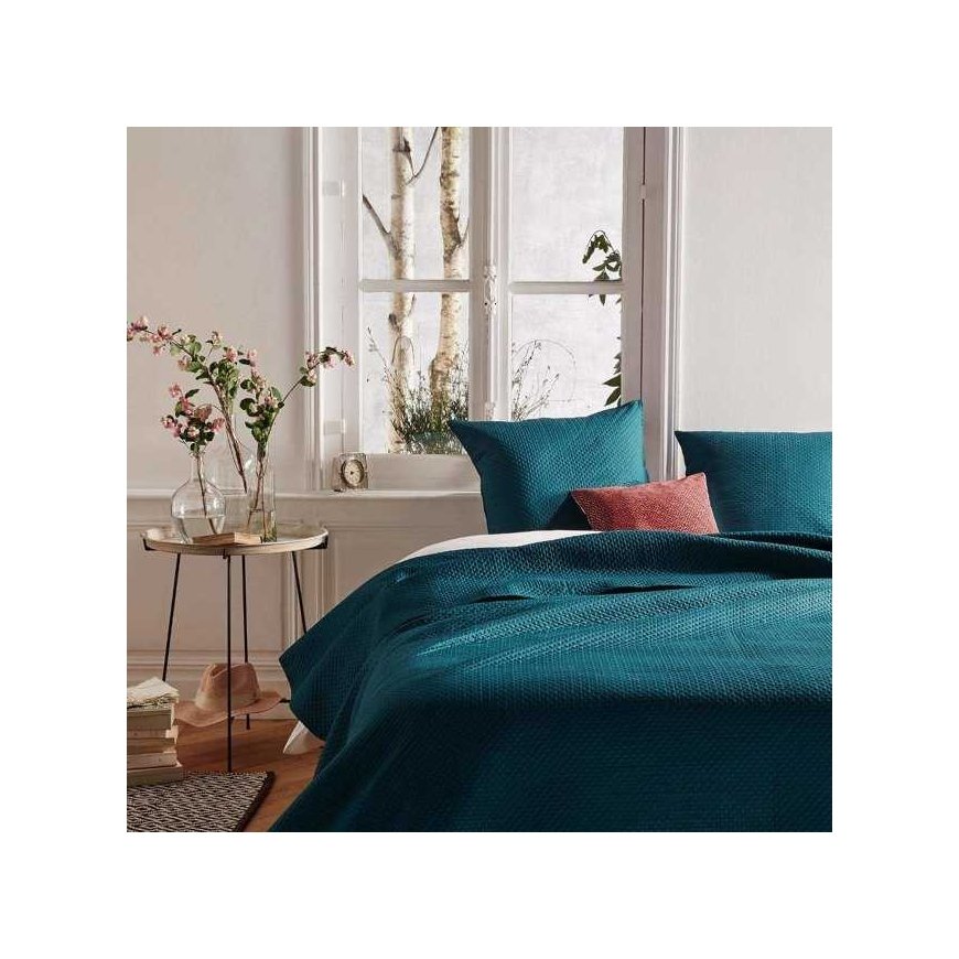 Atmosphera Navy bedspread 240 x 260 cm and two pillowcases 60 x 60 cm. – 2