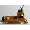 TERRA bathroom organizer, size S, bamboo, WENKO