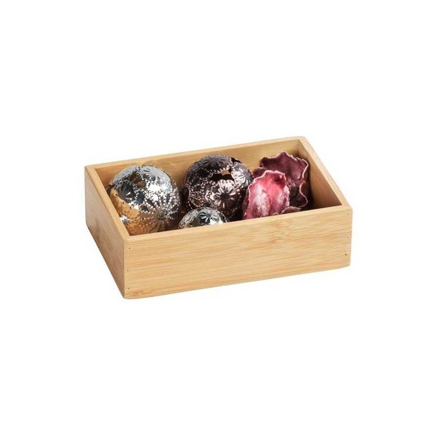 TERRA bathroom organizer, size S, bamboo, WENKO – 5