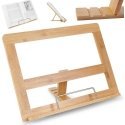 Excellent Houseware Bamboo Book Stand Excellent Houseware Bamboo Book Stand