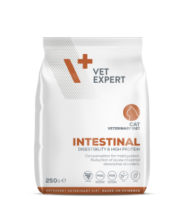 VET EXPERT Veterinary Diet Intestinal Cat - sausā barība kaķiem - 2 kg