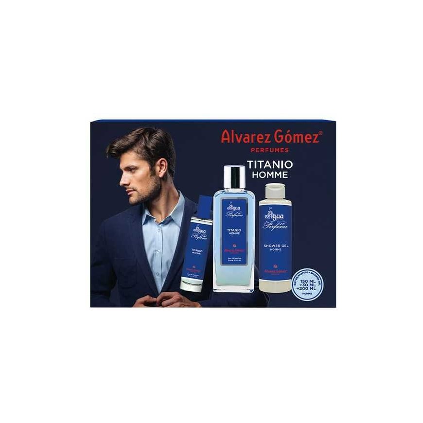 Alvarez Gómez Alv Gomez Agua De Perfume Homme EDP 150ml Titanium Sets – 3