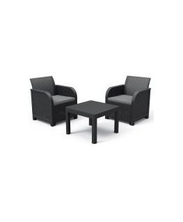 Garden furniture set Claire 5 Seater Set with table Orlando grey