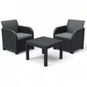 Garden furniture set Claire 5 Seater Set with table Orlando grey Garden furniture set Claire 5 Seater Set with table Orlando grey