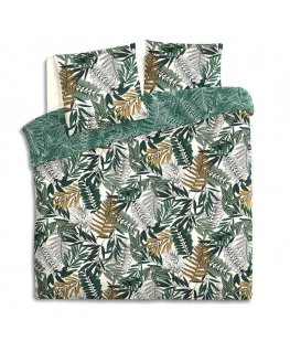 Cotton TROPIK cotton bedding set, leaf motif, 240 x 220 cm
