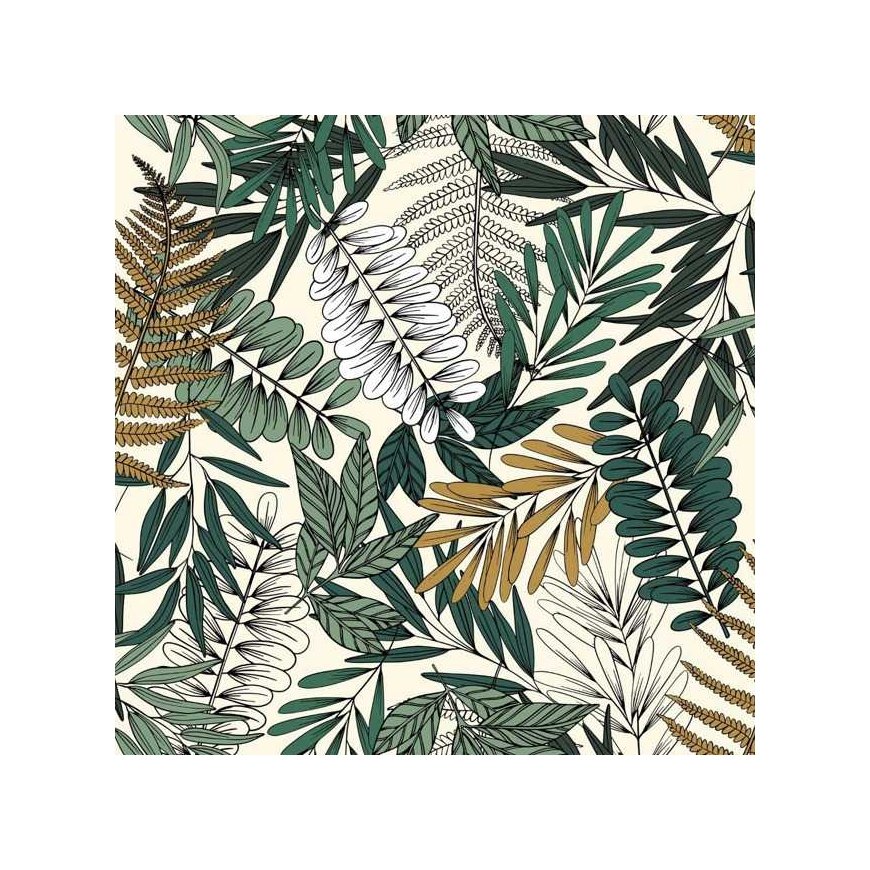 Cotton TROPIK cotton bedding set, leaf motif, 240 x 220 cm – 2