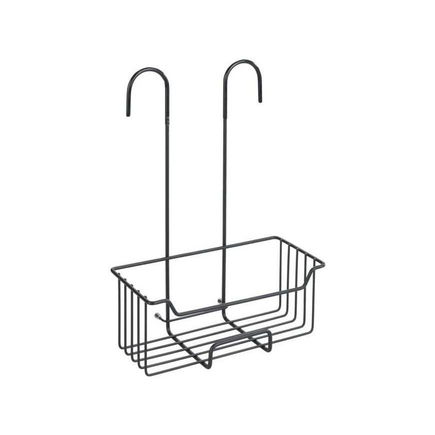Bathroom shelf hanging on shower faucet CADDY MILO, black, WENKO – 4