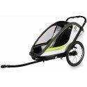 Hamax Breeze One - single 2in1 bicycle trailer for one child | White/Green Hamax Breeze One - single 2in1 bicycle trailer for one child | White/Green