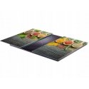 Zeller Tempered glass kitchen plates, cutting board, heat-resistant plates. Zeller Tempered glass kitchen plates, cutting board, heat-resistant plates.