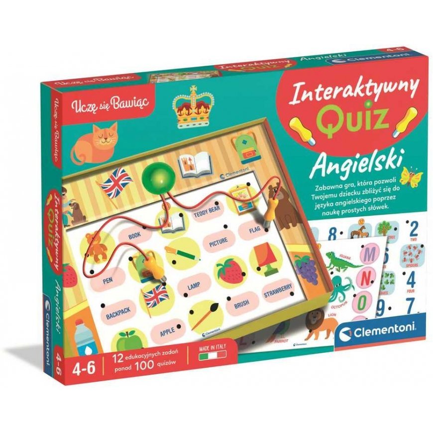 Clementoni Interactive English language game for children – 2