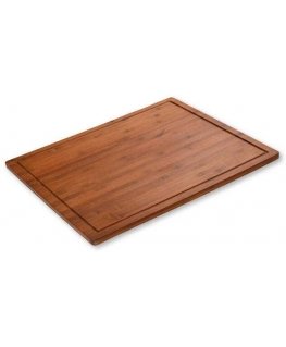 Cutting board Kesper Cutting board with non-slip feet, dark bamboo, 50 x 56 cm