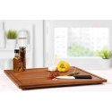 Cutting board Kesper Cutting board with non-slip feet, dark bamboo, 50 x 56 cm Cutting board Kesper Cutting board with non-slip feet, dark bamboo, 50 x 56 cm