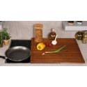Cutting board Kesper Cutting board with non-slip feet, dark bamboo, 50 x 56 cm Cutting board Kesper Cutting board with non-slip feet, dark bamboo, 50 x 56 cm