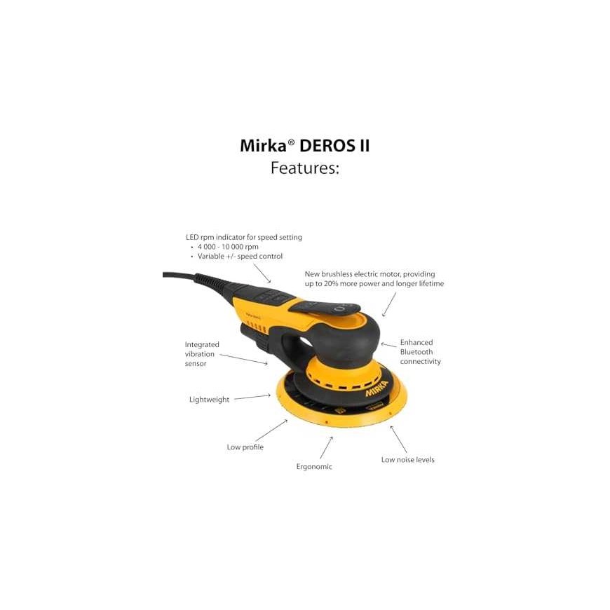 Ekscentrinis šlifuoklis Mirka DEROS II 680 400 W – 2