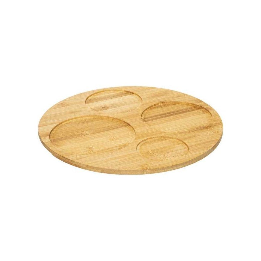 Bamboo Stone Snack Bowl Setti bambutarjottimella – 3