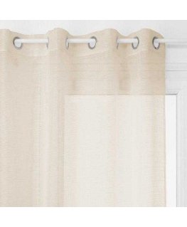 Peach Decorative window curtain, linen, 140 x 240 cm, peach