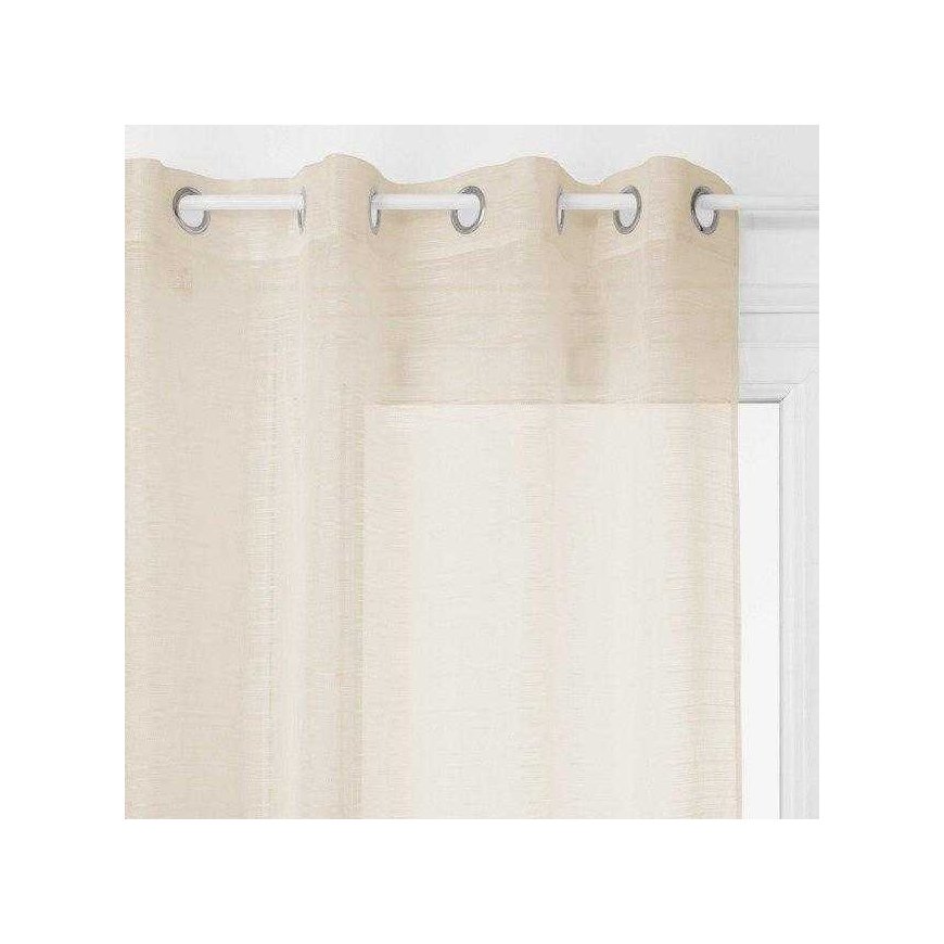 Peach Decorative window curtain, linen, 140 x 240 cm, peach