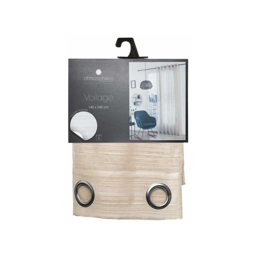 Persikka Koristeellinen ikkunaverho, pellava, 140 x 240 cm, persikka – 4