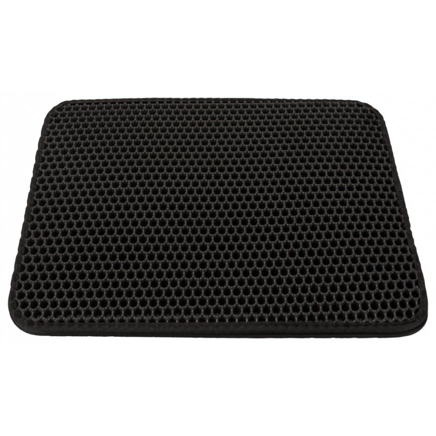 TRIXIE 40364 koiran ja kissan kissanhiekkalaatikko Kissa Päältä kuljettava hiekkalaatikko musta – 4